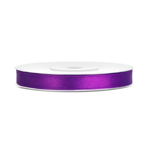 Picture of SATIN RIBBON PURPLE 6MM PER METRE